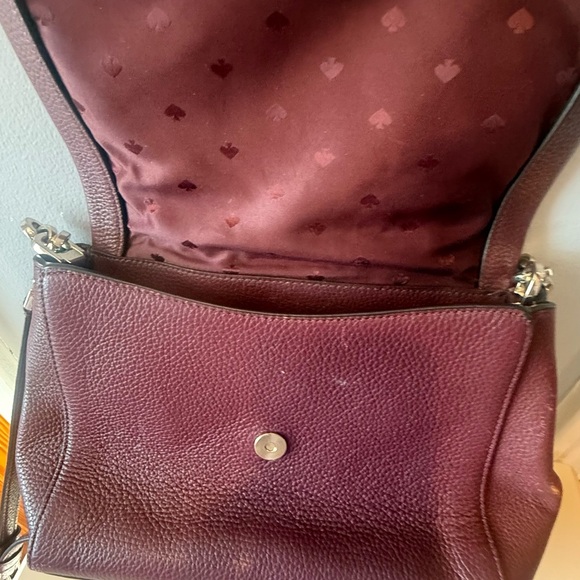kate spade Plum Leather Crossbody Bag or shoulder bag - Picture 3 of 14